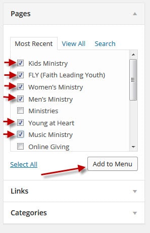 menus-add-pages