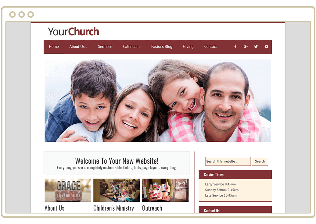 Outreach Church Website